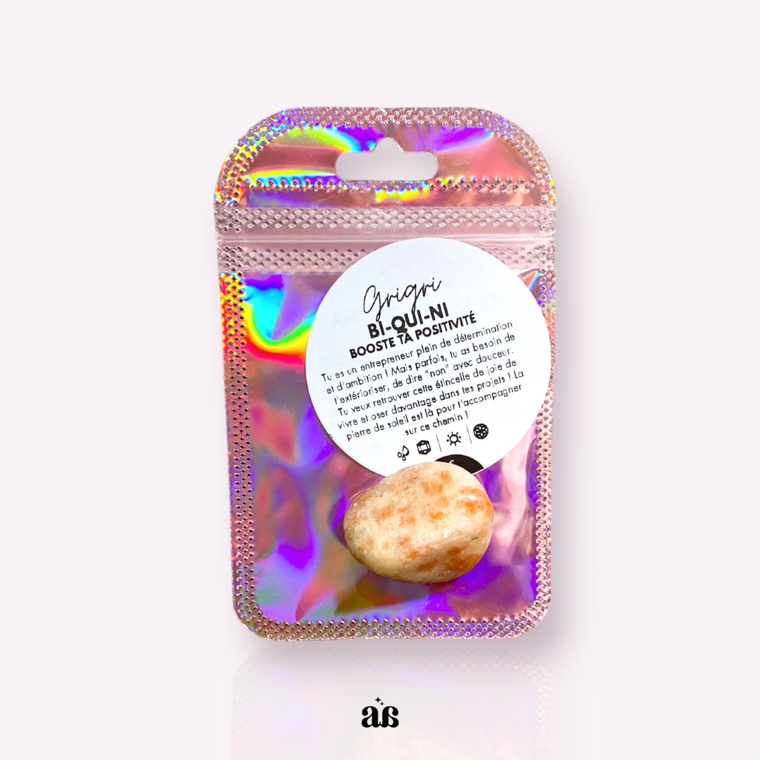 Pierre de soleil : énergie positive à gogo 🌞💪✨ rev. (lot de 5)