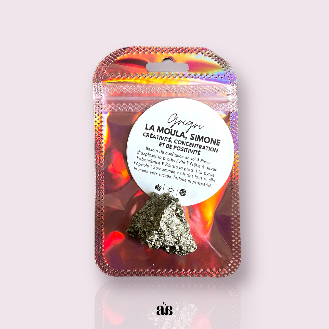 Pyrite : abondance à gogo, concentration et good vibes 💸💡✨ rev. (lot de 5)