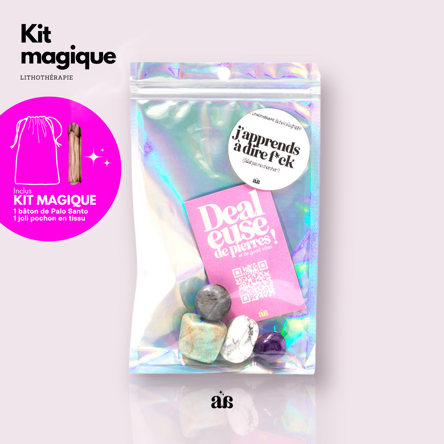 Kit rev. J'APPRENDS À DIRE F*CK ✌️⚡️🤟 (lot de 3)