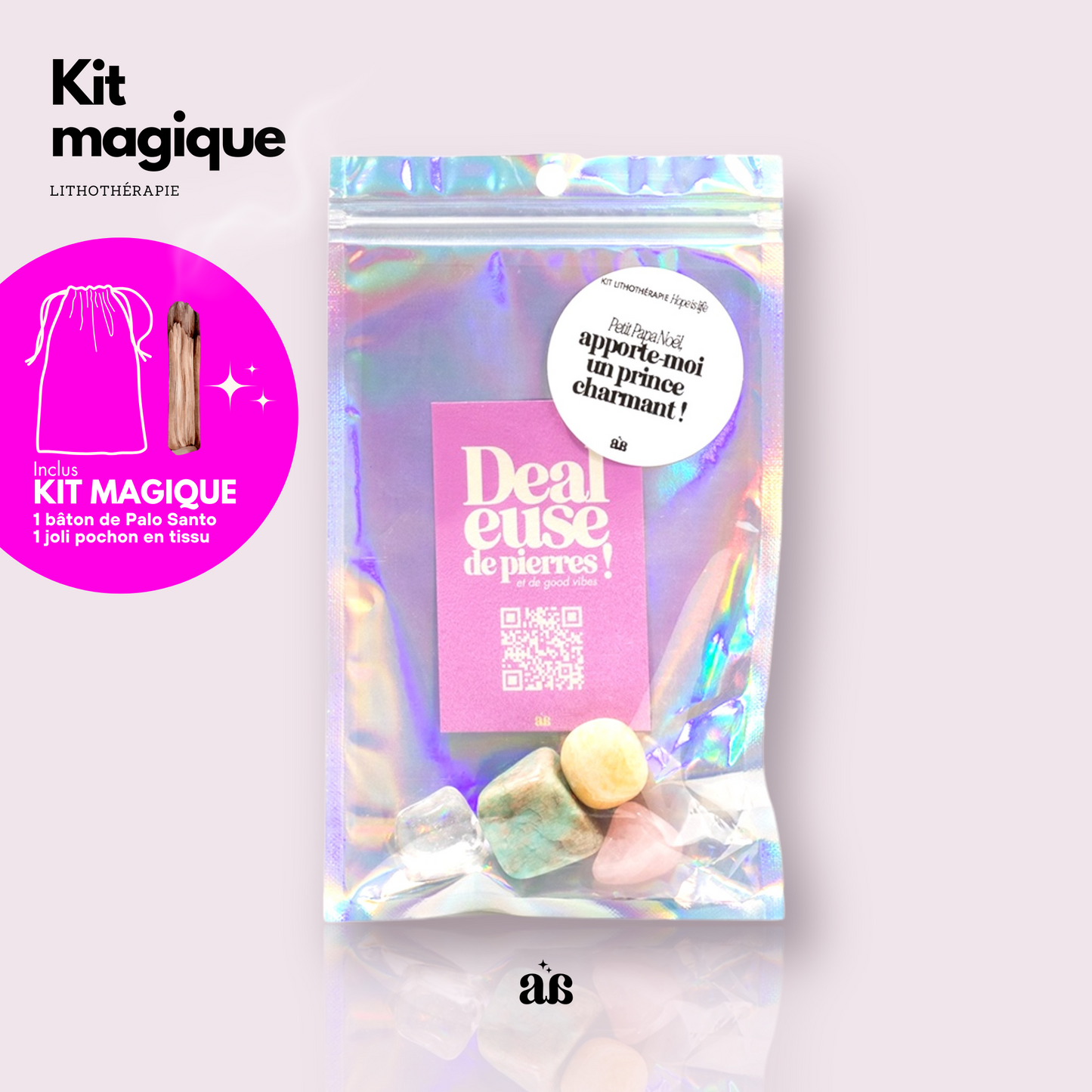 Kit rev. PETIT PAPA-NOEL, APPORTE-MOI UN PRINCE CHARMANT 🎄❤️✨ (lot de 3)