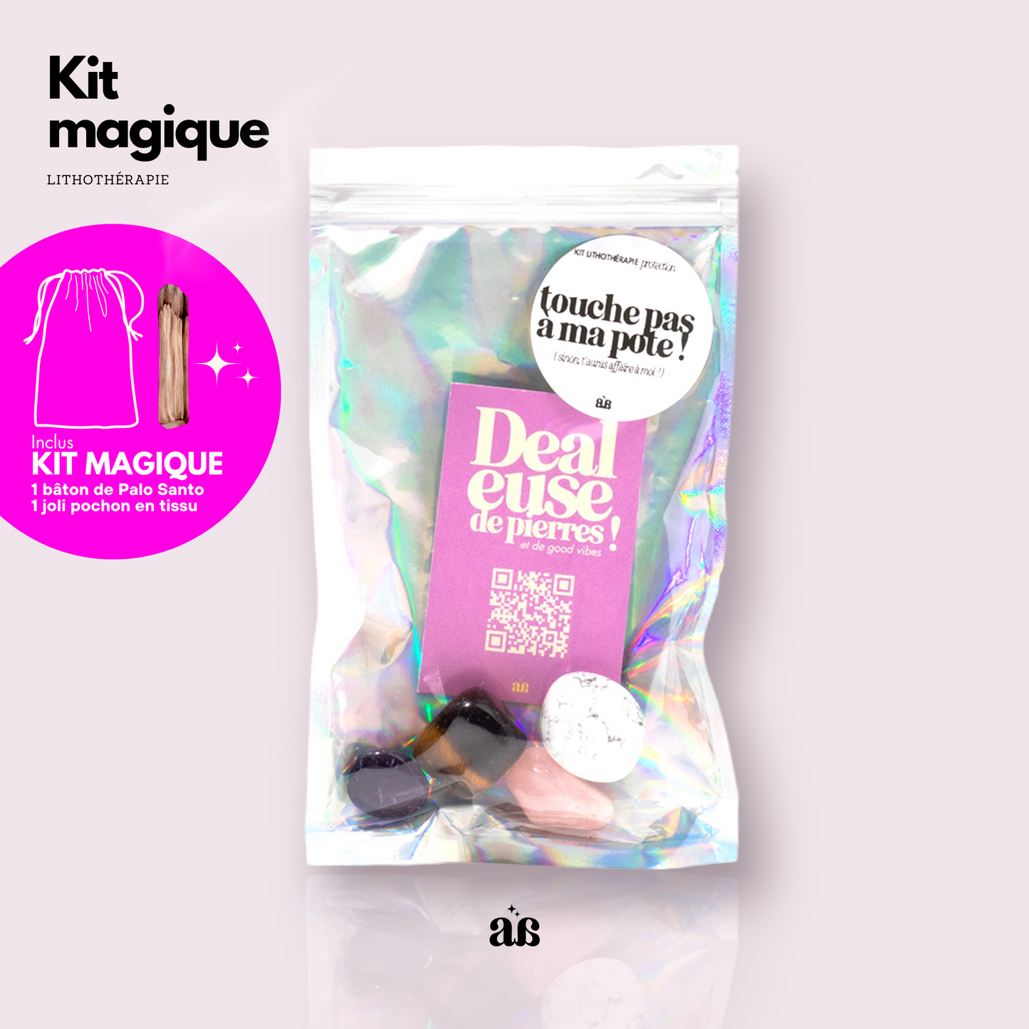 Kit rev. TOUCHE PAS À MA POTE 💛👯💜 (lot de 3)