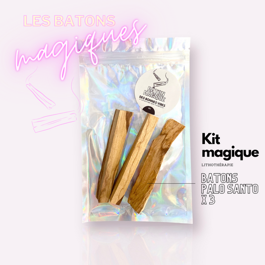 Les bâtons magiques (x3) 💨 rev. 🌿🔥 (lot de 5)