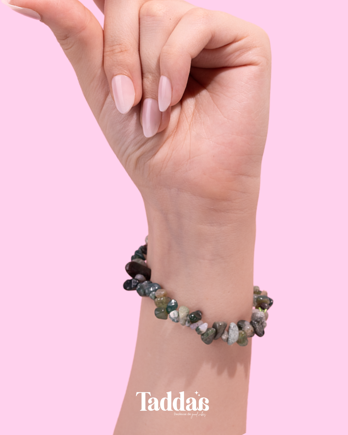 Bracelet Agate - Mademoiselle Touche Pas à ma foret 🌳