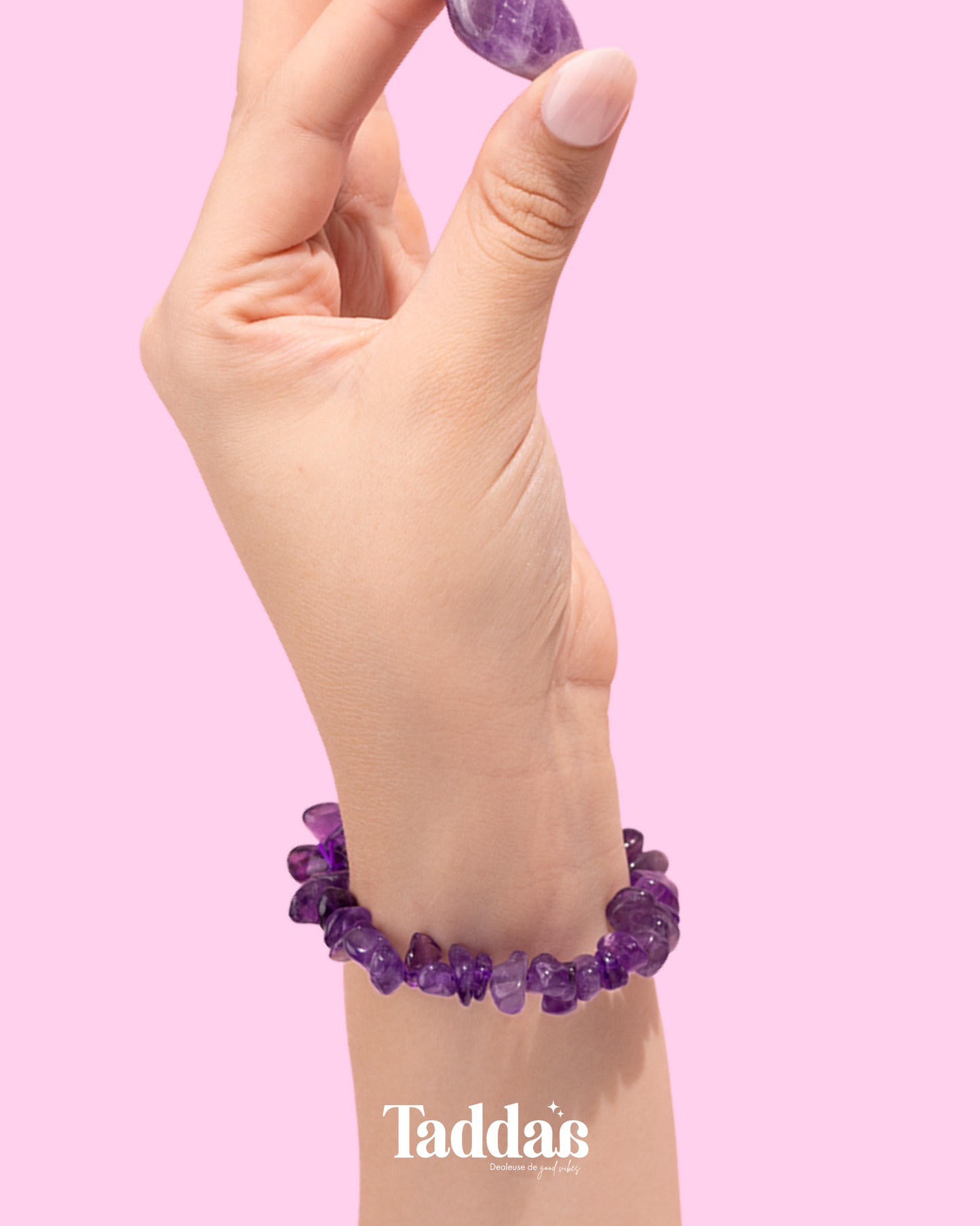 Bracelet améthyste - Radar à bullshit 💜😌✨