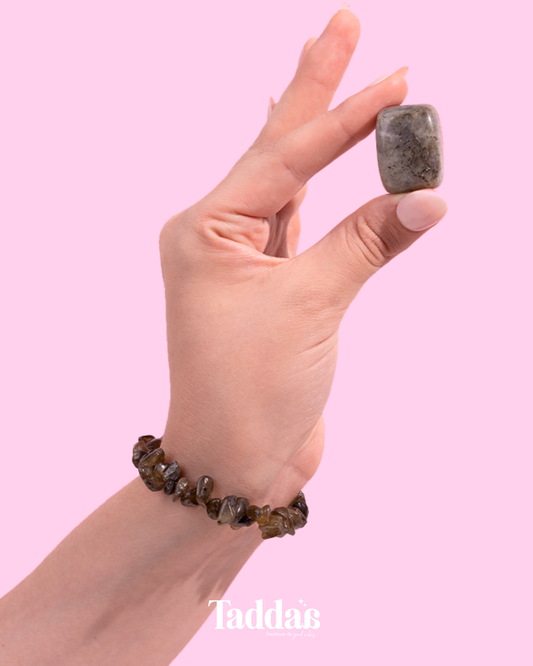 Bracelet labradorite - Mademoiselle merci, mais non merci ! 🧿😜