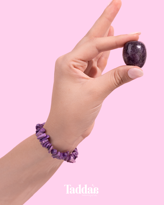 Bracelet lépidolite - Mademoiselle RTT vibes 🧠💤