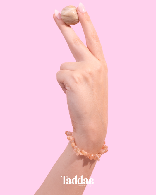 Bracelet pierre de lune - Mademoiselle moon b*tch 🌙✨