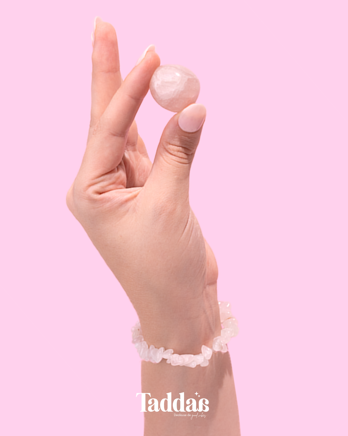 Bracelet quartz rose - Mademoiselle love bombe 💘💣