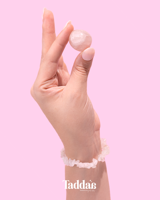 Bracelet quartz rose - Mademoiselle love bombe 💘💣