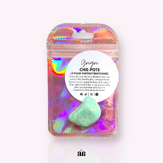 Amazonite : affirme-toi et sois toi-même, point final ✌🏻👸 rev. (lot de 5)