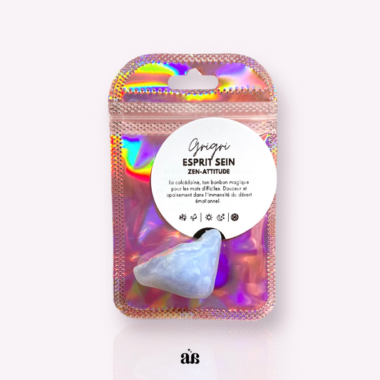 Calcédoine : la Pierre Secrète de la Zen Attitude 🎶 rev. (lot de 5)