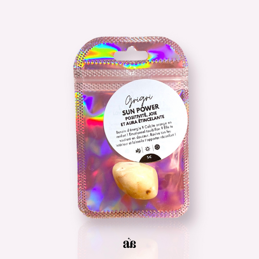 Calcite : positivité, joie et aura étincelante ✨😄 rev. (lot de 5)
